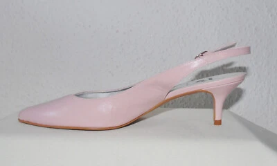 Neu Edle Sling-Pumps BC Best Connections Gr. 40/6,5 Rosa Echt-Leder von Heine - Bild 1 von 4