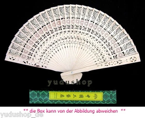 50 x Holzfächer Handfächer Fächer inkl. Box Umsatzbringer - Bild 1 von 2
