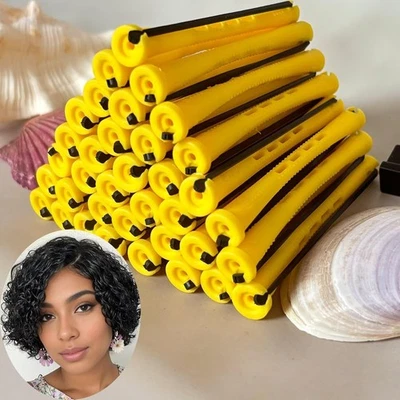 100 Pcs Hair Perm Rods Cold Wave, Rod Curlers Rollers for Salon Styling Tools - Image 1 of 4