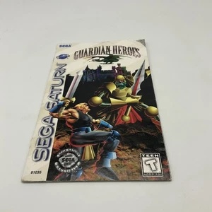 Guardian Heroes (Sega Saturn, 1996)- Manual ver fotos para ver estado - Imagen 1 de 8