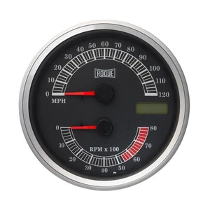 Rogue Speedo/Tach Motorcycle Gauge for 96-03 Harley FXST, FLST, FXDWG, FLHR - Picture 1 of 1