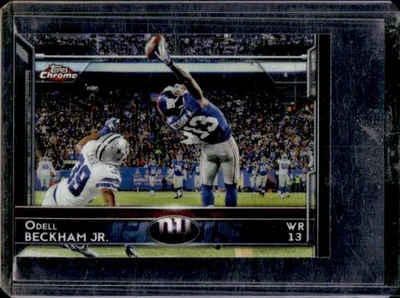 2015 Topps Chrome Mini Odell Beckham Jr. #18a Giants - Image 1 of 2