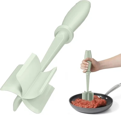 Измельчитель мяса, гамбургер-измельчитель, первоклассный термостойкий разбиватель для молотой говядины, - Изображение 1 из 4