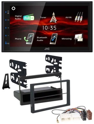 JVC USB Bluetooth MP3 DAB 2DIN Autoradio für Mazda 626 99-02 MPV 96-99 MX5 00-05 - Bild 1 von 4