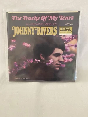 JOHNNY RIVERS The Tracks Of My Tears on Imperial 66244 with picture sleeve - Image 1 of 4