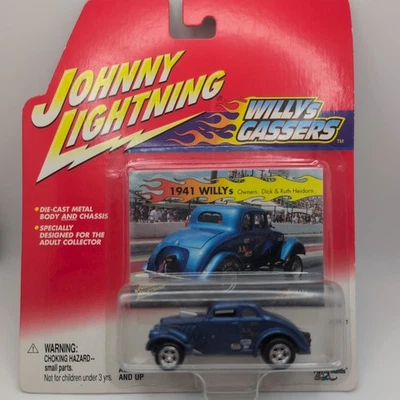 Johnny Lightning 1:64 Scale Willys Gassers Dick & Ruth Heidorn’s 1941 Willys - Image 1 of 3