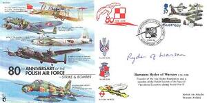 CC57e 80. Anni Polskie Siły Powietrzne okładka sygnowana baronessa Sue RYDER CMG OBE