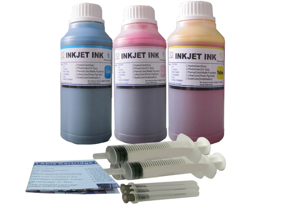 3x250ml color refill ink for HP 75 110 PhotoSmart A310 A311 A314 A316 A320 A434  - Image 1 of 1