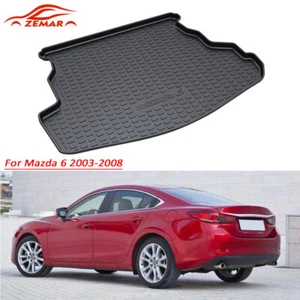 Bandeja de maletero trasero revestimiento de carga para todo tipo de clima TPO alfombrilla para Mazda 6 2003-2008 - Imagen 1 de 6