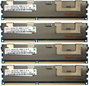 NEU Hynix 32GB 8x4GB Server Speicher Ram DDR3 PC3 10600R 1333MHz 240pin ECC - Bild 1 von 2
