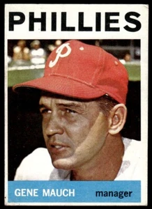 1964 Topps Gene Mauch Philadelphia Phillies #157 - Imagen 1 de 2