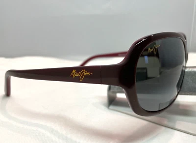 GAFAS DE SOL POLARIZADAS MAUI JIM RAINBOW FALLS MJ 225-04 ROJO ROSA POLVORIENTO CON GRIS 9 Foto 1 de 4