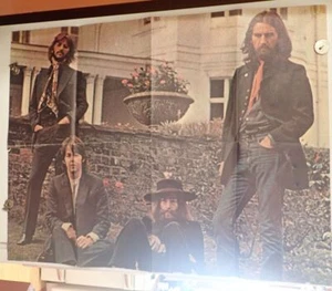 Vintage Original Beatles Bearded Hippie Poster - Bild 1 von 5