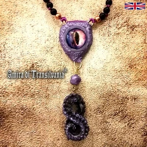 talisman protection evil eye demon amulets pendant necklace charms jewelry jewel - Picture 1 of 24