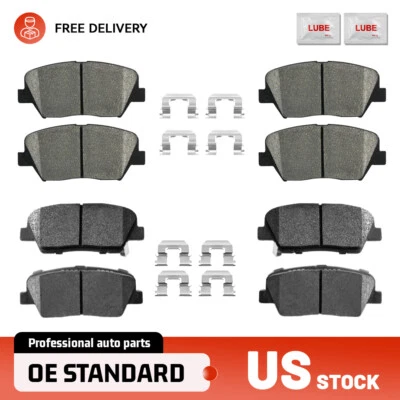 Juego de pastillas de freno de cerámica de disco delantero y trasero para Kia Sorento 2016 2017 2018 2019 2020 Foto 1 de 4