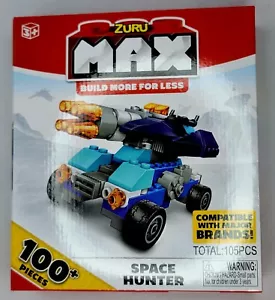 Zuru Max Costruisci Più 105 Pezzi da Costruzione - Nuovo - Space Hunter - Foto 1 di 3