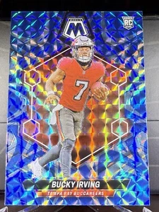 2024 Bucky Irving Panini Mosaic Blue Reactive Rookie #385 - Picture 1 of 2