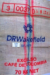 Saco de café colombiano de Hesse 009 granos verdes previamente sostenidos muchos usos 009 - Imagen 1 de 4