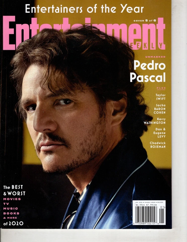 Entertainment Weekly Magazine January 2021 Pedro Pascal NO MAILING LABEL - Image 1 of 1