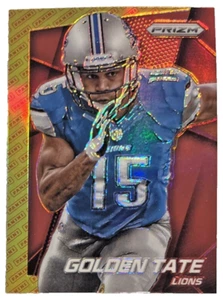 2014 Panini Prizm Golden Tate Panini Logo Prizm Detroit Lions - Picture 1 of 2