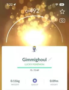 Pokémon GO - Gimmighoul fortunato garantito - Foto 1 di 1