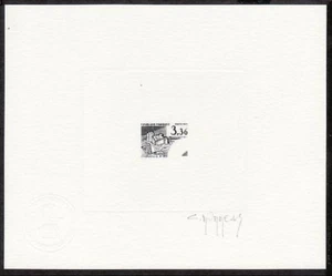 France Sc1817 Architecture, Chateau, Castle, Signed Die Proof. - Picture 1 of 1