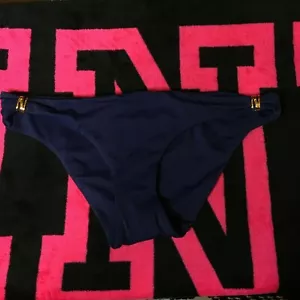 Sfondi bagno Victoria's Secret blu scuro Small S NUOVI - Foto 1 di 3