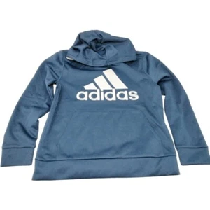Adidas Hoodies Essential Fleece AA0576 Boys Medium Navy - Picture 1 of 3