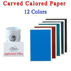 12xcarved Colored Paper For Co2 Fiber Laser Marking Engraving Machine Universal