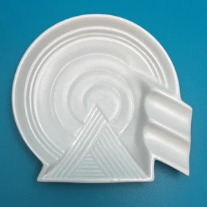 Vintage Spode Velamour Art Deco Era Ashtray Abstract Line Circle Design England - Picture 1 of 11