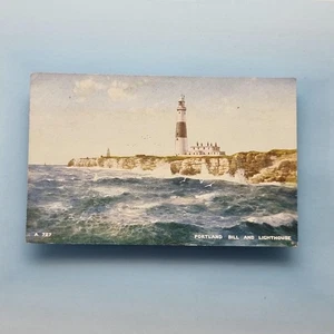 Weymouth Postcard 1948 Dorset Portland Bill Lighthouse Artist Drawn - Picture 1 of 2