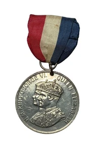 1937 George VI coronation Medal westminster abbey #M16 - Picture 1 of 2