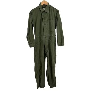 Vintage Militär Baumwollsatin Overall Overall Overall - Größe S - Bild 1 von 9