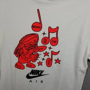 Nike Air Shirt Mens Large Music Notes Graphic Tee Music Is In The Air FJ9170-100 - Picture 1 of 12