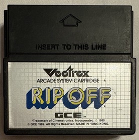 Rip Off for Vectrex - Cartridge Only - Tested & Working