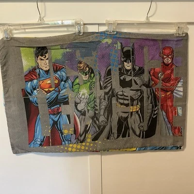 Funda de almohada estándar de doble cara Superhéroe Justice League Superman de colección Foto 1 de 4