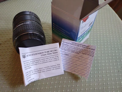 Juego de tubos de extensión automática Kenko DG para Canon EOS EF/EFS Foto 1 de 4