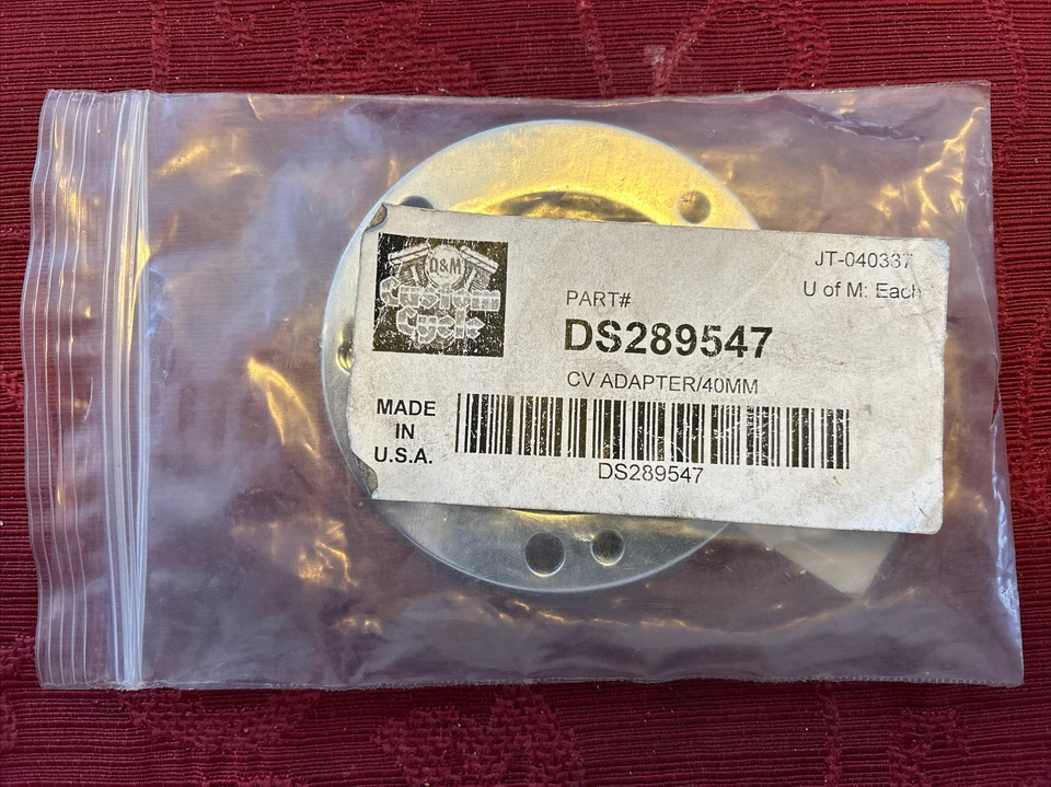 ADAPTADOR CV de ciclo personalizado D&M / arrastre de 40 mm # DS289547 JT-040337 Foto 1 de 4