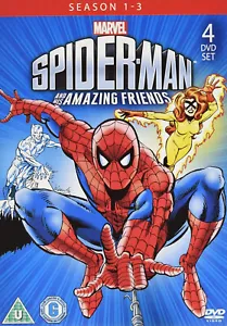 Spider-Man and His Amazing Friends Seasons 1-3 (4 DVD) Marvel Animated Cartoon - Picture 1 of 8