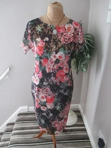 PAPER DOLLS FLORAL LACE DRESS SIZE 14 - Picture 1 of 3