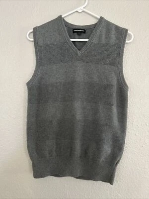 Chaleco Suéter Gris Express Design Studio Para Hombre Mediano Cuello en V Foto 1 de 3