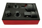 BRITOOL HALLMARK 6pce AIR IMPACT SOCKET CONVERTOR SET IN FOAM HOLDER