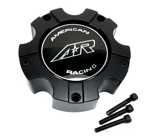 American Racing Matte Black Center Cap 5.5"OD Closed for AR708 Ribelle M562MBAR - Picture 1 of 4