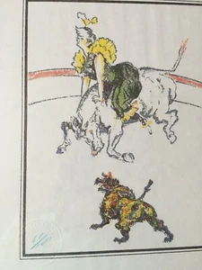 IMPRESSIONISM Toulouse Lautrec CIRCUS numbered Art Prints-EmbossedSeal - Bild 1 von 12