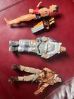 Action Man toy figures x3 astronaut action man, ninja action man, army action ma