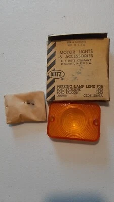 1963 LENTE DE LÂMPADA DE ESTACIONAMENTO FORD NOS NORS FAIRLANE FALCON - Imagem 1 de 4