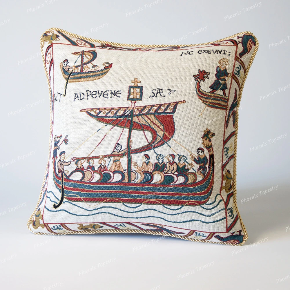 2er Set Kissenbezug 45x45 Cm – Boho Ethno Blumenmuster, Leinen-Optik, Mit Unsichtbarem Reißverschluss