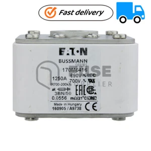 1 STCK. NEU Eaton BUSSMANN 170M6416 690V 1250A SICHERUNG KOSTENLOSER VERSAND - Bild 1 von 3