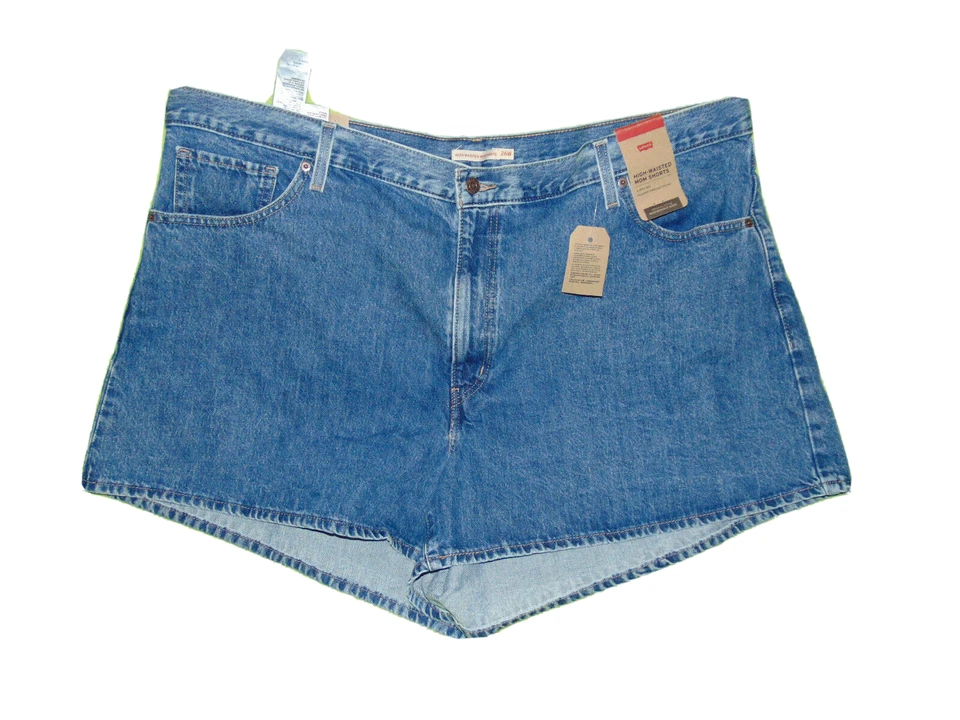 Levi’s High Waisted Mom Shorts Jeans Denim Size 26 W Blue