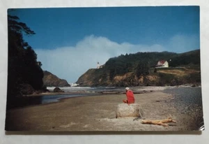Faro histórico de Heceta Head. Postal de Oregon (R1) - Imagen 1 de 2
